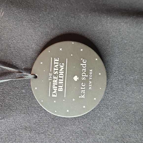 NWT Kate Spade Empire State Building Black Sweatshirt Size L, Pristine - Picture 2 of 12